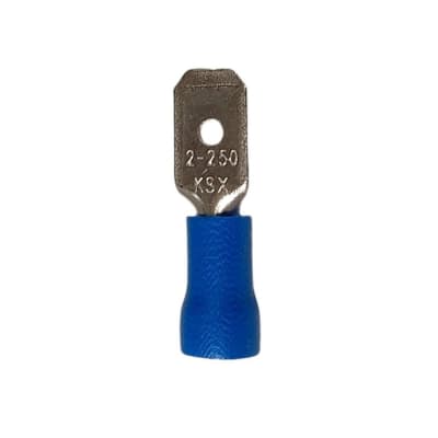 Terminal Macho Azul 16-14 Awg Paleta 6MM (100un)1