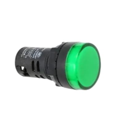 Luz Piloto Led Verde 220VAC 22mm1