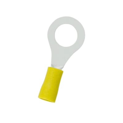 Terminal Ojo Aislado 12-10 AWG Amarillo M6 (100un)1