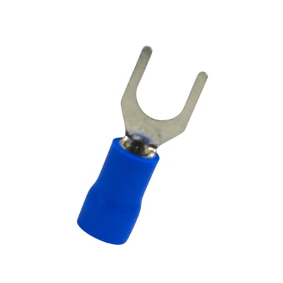 Terminal Horquilla 16-14 AWG Azul M5 (100un)1