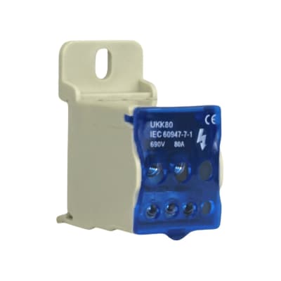 Repartidor Unipolar 7 Posic. 80A (Ocupa 2 Mod.) UKK801