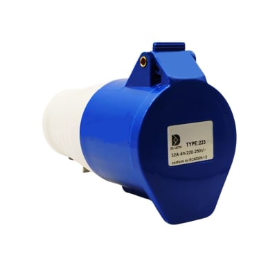 Enchufe Ind. Hembra Volante 2P+T 32A 220V IP441