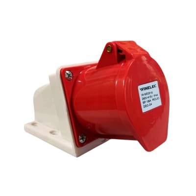 Enchufe Ind. Hembra Sobrepuesta 3P+N+T 16A 380V IP441