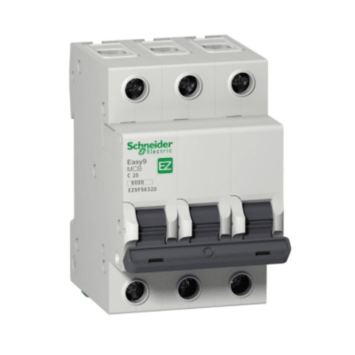 Int. Automatico Schneider EASY9 - 3x20A 6KA C - EZ9F563201