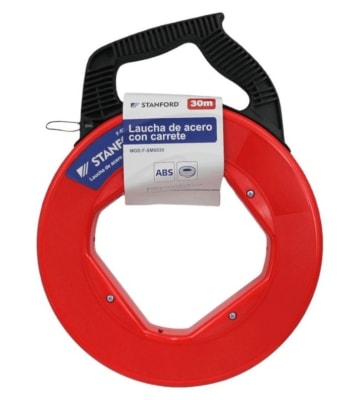 Laucha Pasacable de Acerode 3mm x 30Mts C/Carrete Stanford1