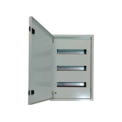 Tablero Metalico Sobrepuesto 45 Modulos IP41 Ral70321