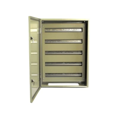 Gabinete Tablero Metalico 700x500x250 C/Chasis 110Mod IP65 Ral70351