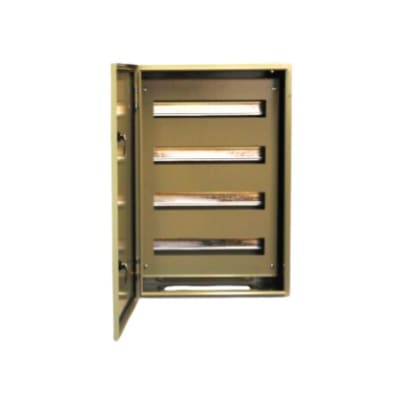 Gabinete Tablero Metalico 600x400x200mm C/Chasis 64Mod IP65 Ral 70351