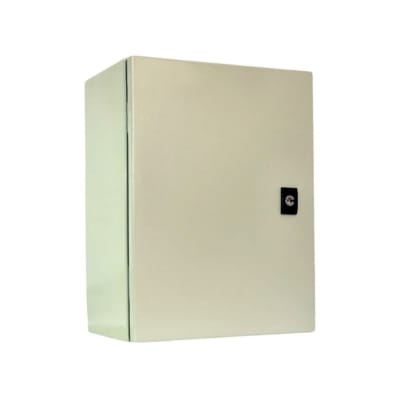 Gabinete Tablero Metalico 400x300x200mm 1 Puerta IP65 Ral 70351