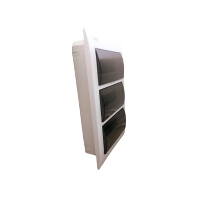 Tablero Plastico 36 Modulos Embutido Libre Halog. Tapa Humo1