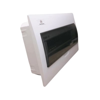 Tablero Plastico 18 Modulos Embutido Libre Halog. Tapa Humo1