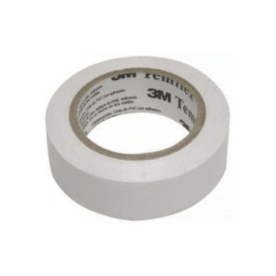 Huincha Aisladora 3M Blanca 15mmx10mtx0.15mm1
