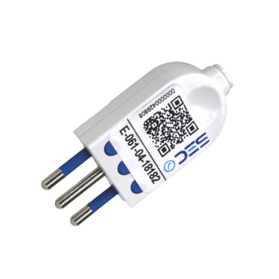 Enchufe Macho Volante Convertible 2P+T 10A 250V Dom. Blanco - Scame1