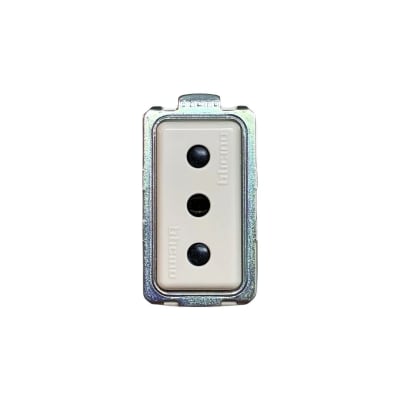 Modulo Enchufe 2P+T 10A Magic 5113 Marfil - Bticino1