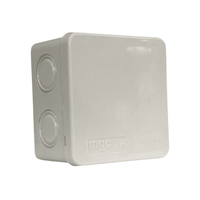 Caja Estanca 85X85X50MM IP55 Lisa y Cierre a Presión1