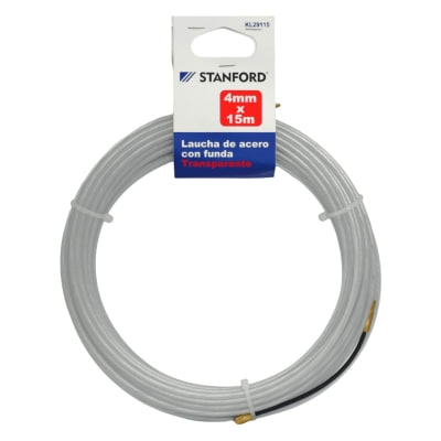Laucha de Acero con Funda Transparente 4mm 15M Stanford1