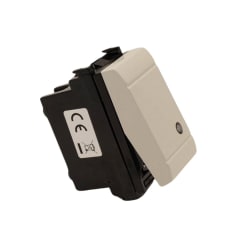 Modulo Interruptor 9/12 16A 250V Gris Evolution - Scame