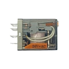 Mini Rele 14Pines Bobina 24Vac 4NC + 4NO