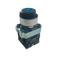 Selector Metálico 3 Posiciones Con LLave 10A 2NO 22MM CNC