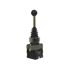 Interruptor Joystick Con Retorno 220V 10A 2NO LAY5-B2-PA22