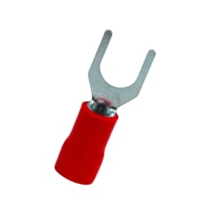 Terminal Horquilla 22-16 AWG Rojo M4 (100un)