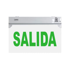 Señalética de Emergencia Led Salida Verde Lexo