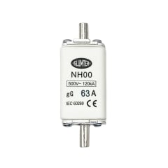 Fusible NH00 63A gG 500Vac 120kA