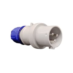 Enchufe Ind. Macho Volante 2P+T 16A 220V IP44 - Scame