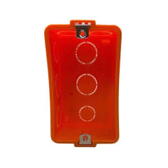 Caja Distribucion C/Oreja Metalica 13E P/Tabique Naranja