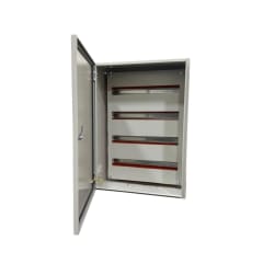 Gabinete Tablero Metalico 700x500x250 C/Chasis 88Mod IP65 Ral 7032