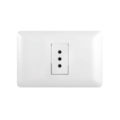 Enchufe Simple Emb. 10A 250V Blanco - Want