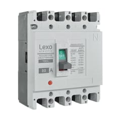 Interruptor Automatico Caja Moldeada 4x80A 35KA Lexo