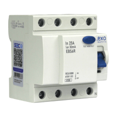 Int. Diferencial Lexo 4x25A 30mA Clase AC