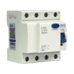 Int. Diferencial Lexo 4x63A 30mA Clase AC