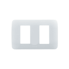 Placa Tapa 2 Modulos Color Blanco - Lexo
