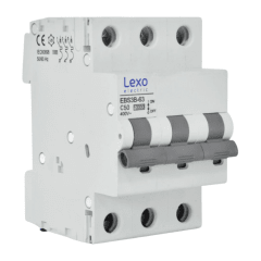 Int. Automatico Lexo 3x50A 10KA Curva C