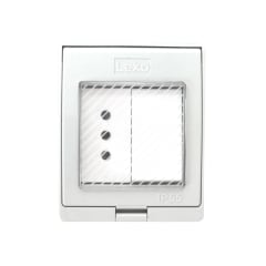 Caja Hidrobox Interperie con Interruptor Simple 9/12+Tomacorriente 10A 250V IP55 - Lexo
