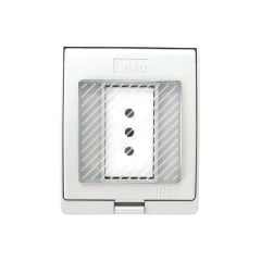 Caja Hidrobox Interperie con Tomacorriente Simple 10A 250V IP55 - Lexo