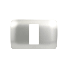 Placa Tapa 1 Modulo Color Plata - Lexo