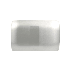Placa Tapa Ciega Sin Soporte Color Plata - Lexo
