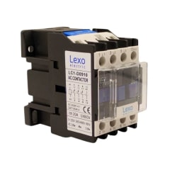 Contactor Trifasico 9A 1NO Bobina 220V Lexo