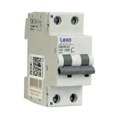 Int. Automatico Lexo Omnipolar 2x40A 10KA Curva C