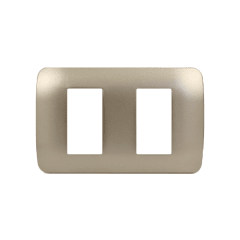 Placa Tapa 2 Modulos Color Titanio - Lexo