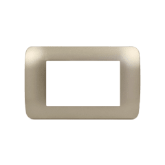 Placa Tapa 3 Modulos Color Titanio - Lexo