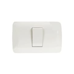 Interruptor Simple Emb. 9/12 10A 250V Blanco - Lexo