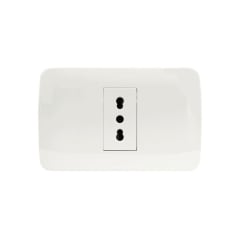 Enchufe Simple Emb. 10/16A 250V Blanco - Lexo