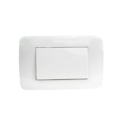 Interruptor Emb. 9/12 Teclon 73MM 10A 250V Blanco Lexo