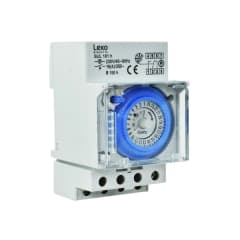 Timer Interruptor Analogico 16A 220V Reserva de Func. de 150 Hrs - Lexo