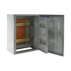 Gabinete Tablero Metalico 400x300x200 C/Chasis 24Mod IP65 Ral 7032