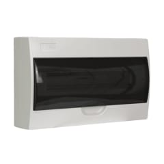 Tablero Plastico 18 Mod. Sobrep. Libre Halog. Tapa Humo - Lexo